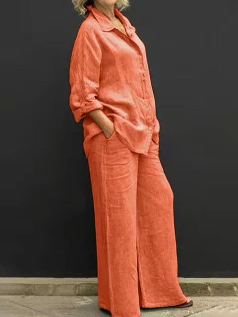 Simona Linen Breeze Set, view 5 - Elena Harper