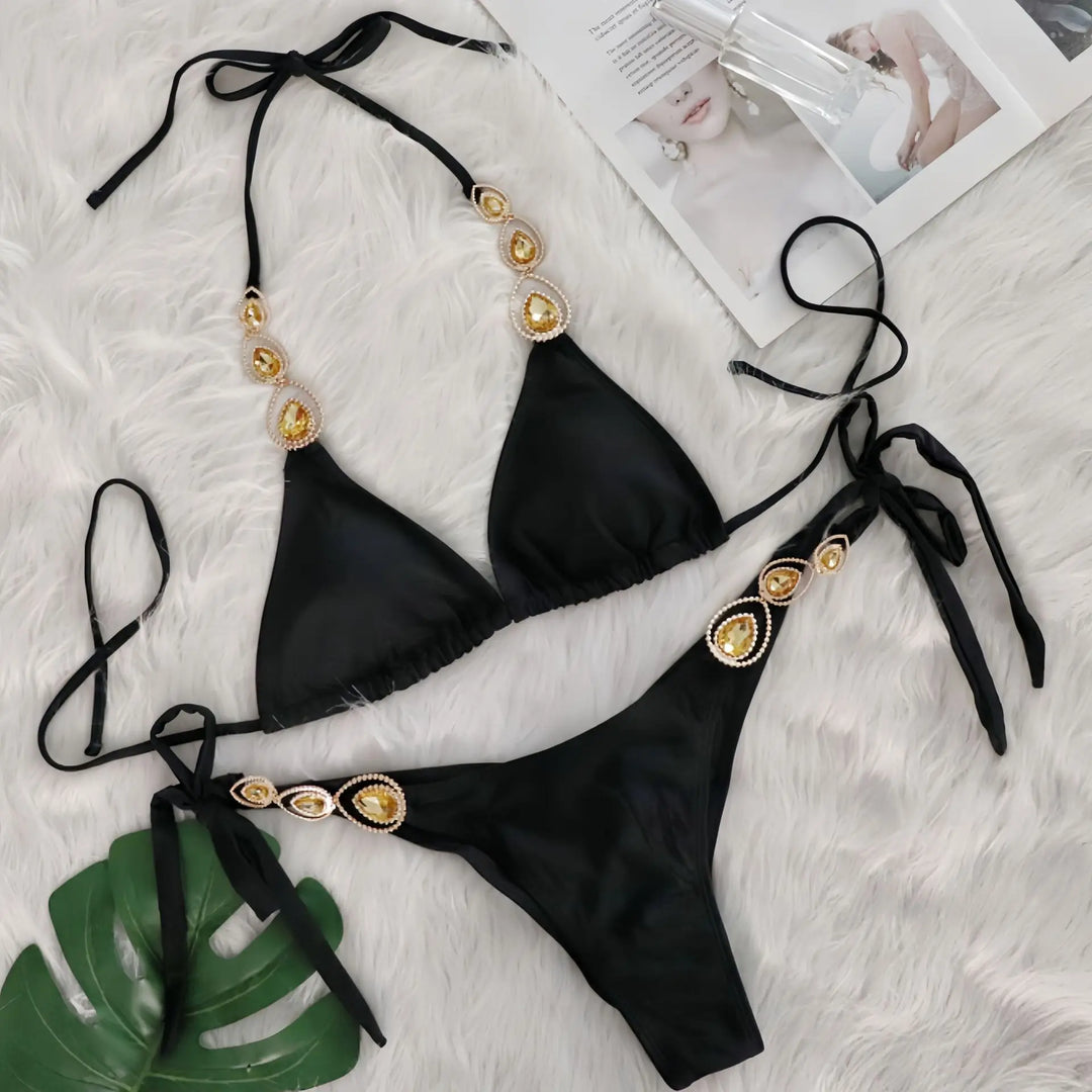 Beautifully Crafted Bathing Suit in a Classic Style, view 3 - Elena Harper
