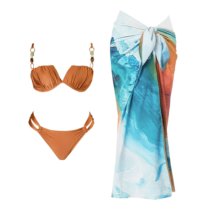 Beautifully Finished Bikini in a Timeless Design, view 7 - Elena Harper