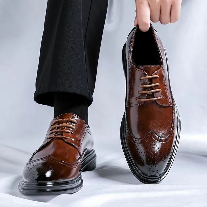 Erik | Men's Classic Wingtip Shoes for Work and Formal Occasions