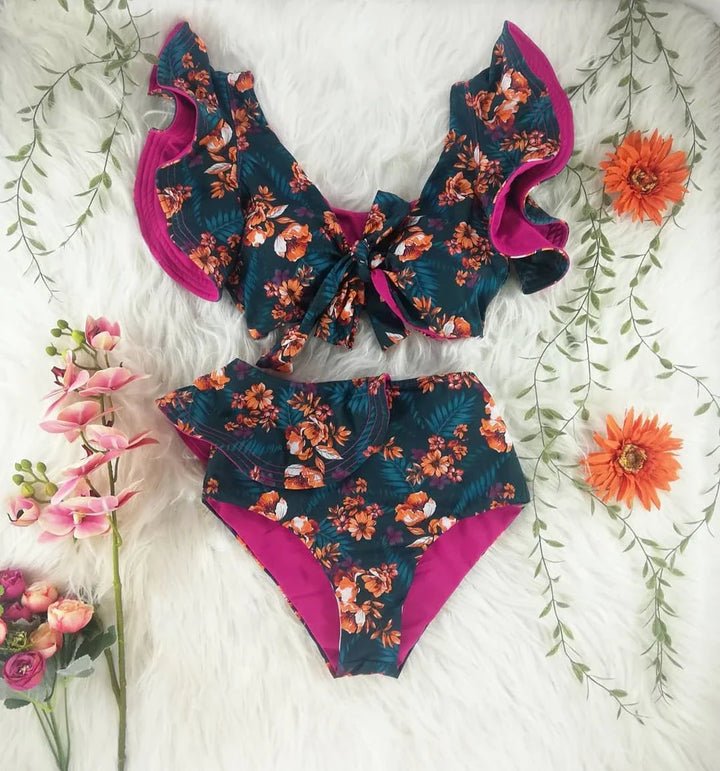 Beautifully Crafted Bathing Suit in a Classic Style, view 6 - Elena Harper