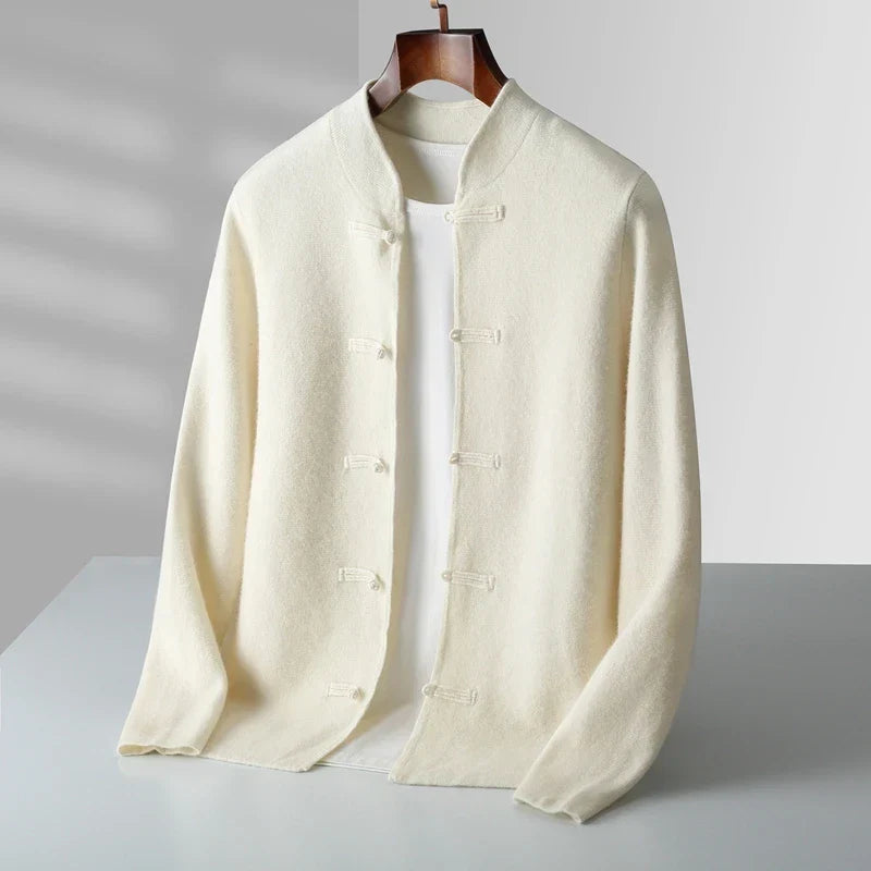 HARRINGTON OXFORD | STAND COLLAR CARDIGAN FOR MEN