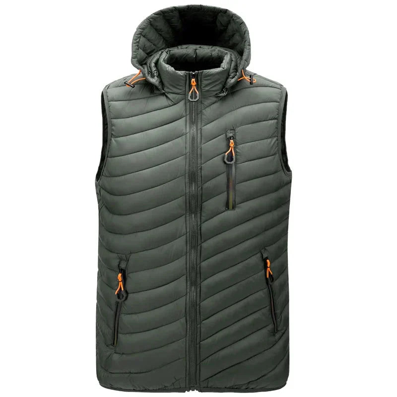 Elegant Puffed Vest for Men - Elena Harper