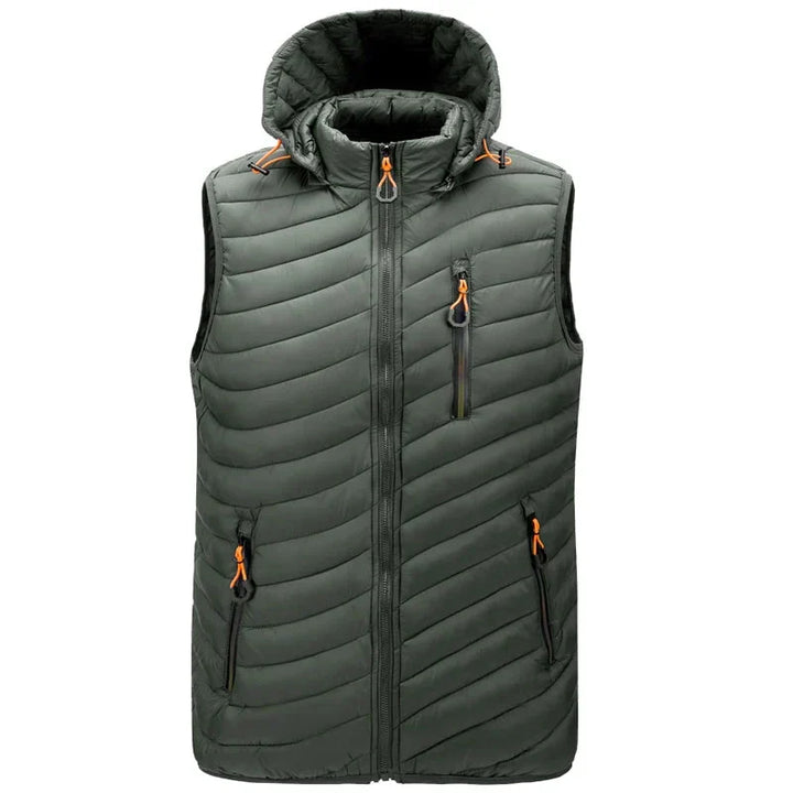 Elegant Puffed Vest for Men - Elena Harper