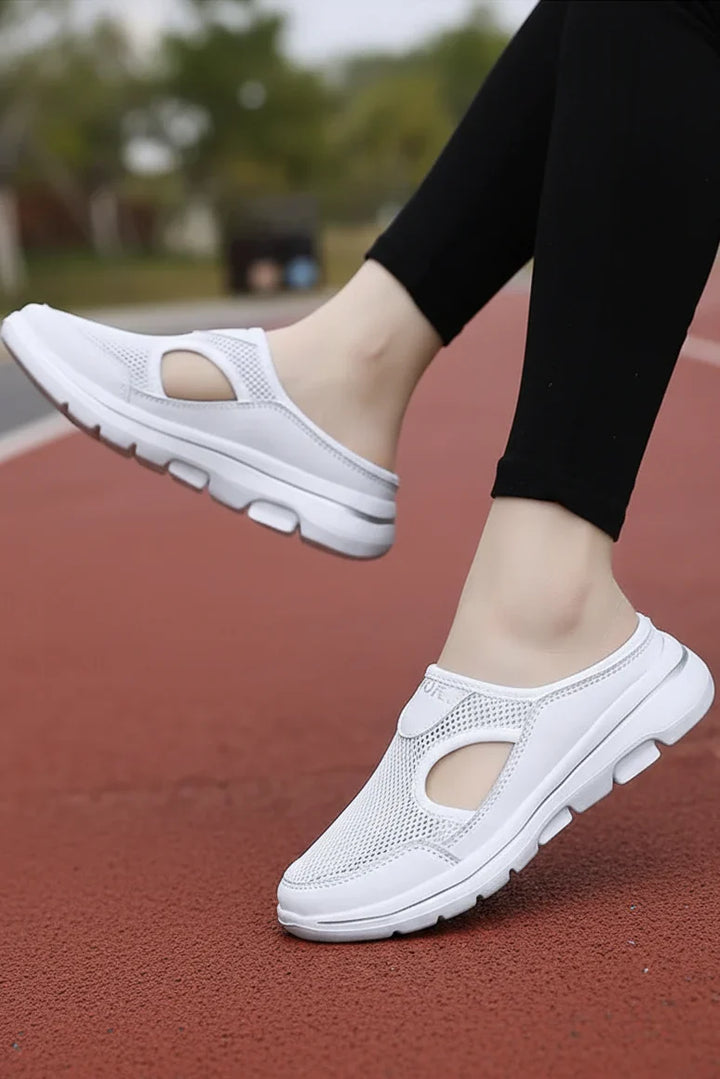 Ladies Lightweight Slippers Orthopedic with Breathable Support, view 3 - Elena Harper