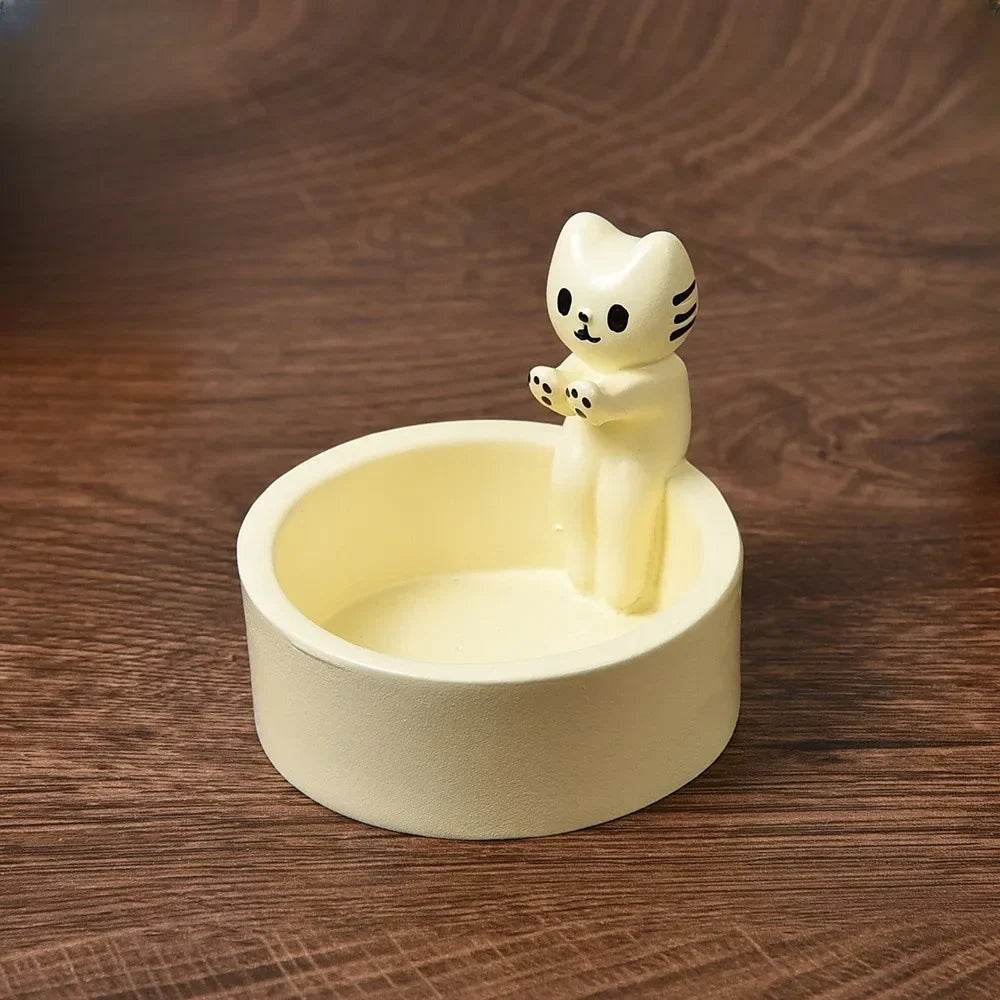 Kitten Candle Holder Cute Cat Candle Holder Creative Aromatherapy Candle Holder, view 3 - Elena Harper