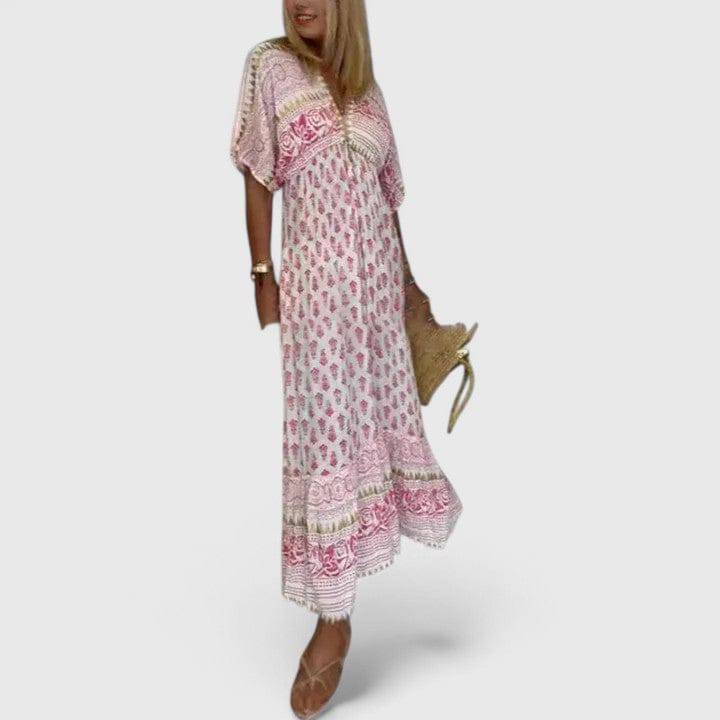 Lyrianna™ comfortable maxi dress by Emma & Rose Cape Town, shown in a flowing, elegant design perfect for casual or formal wear.