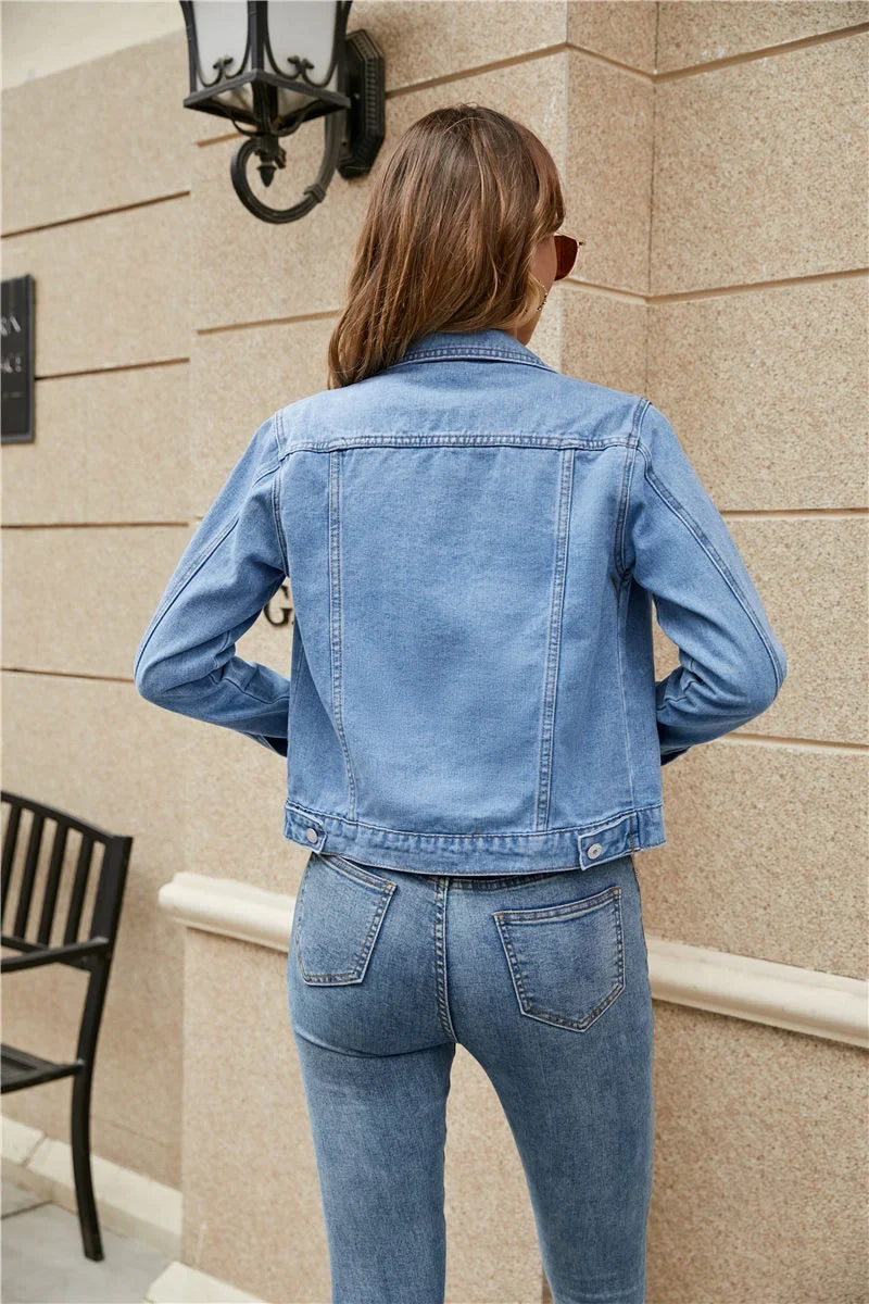 MACKENZIE Denim Jacket, view 2 - Elena Harper