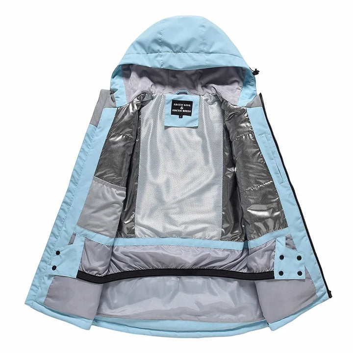 Unisex Insulated Winter Ski Suit – Breathable Jacket and Pants for Snowboarding