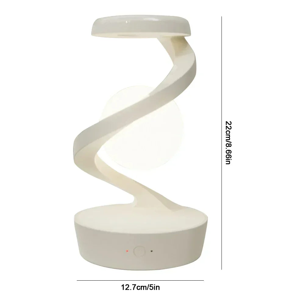 OrbitGlow™ – Drahtloses Handy-Ladegerät & schwebende LED-Lampe
