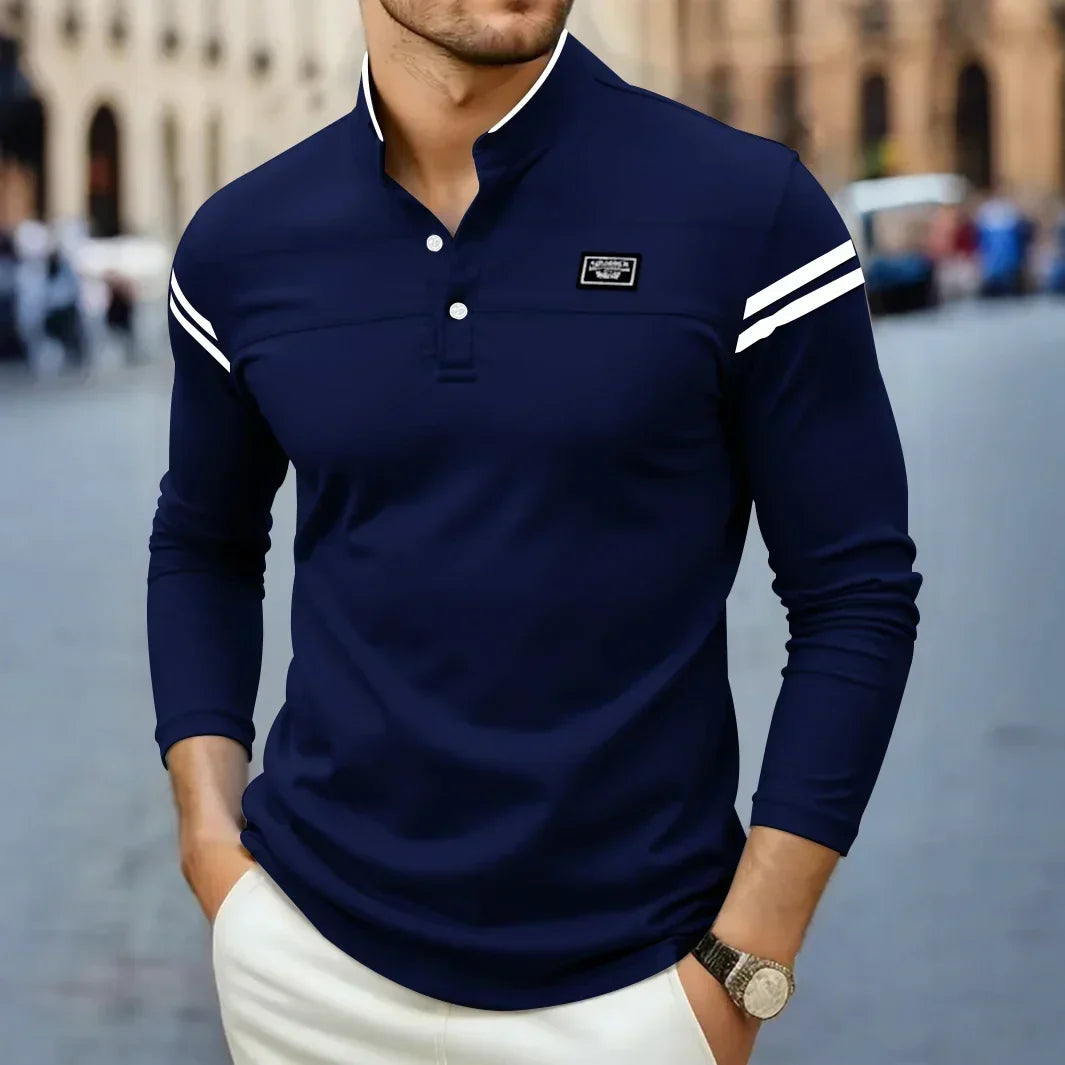 LAURENT MONACO | MODERN LONG SLEEVE T-SHIRT FOR MEN