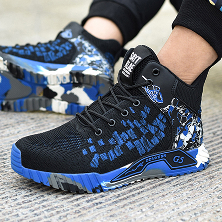 Anti-Smash and Anti-Puncture, Protecting Ankle Safety Shoes EB