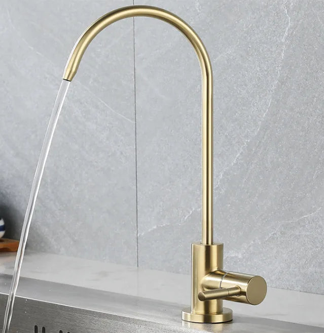 AquaFlow Rotatable Stainless Steel 304 Water Purifier Faucet