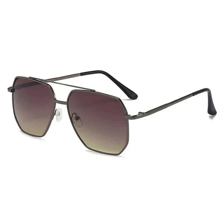 Aviator Sunglasses with Metal Frame and UV400 Protection