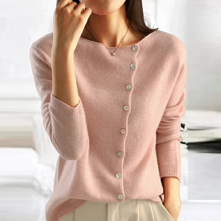 WARM SWEATER WITH TEXTURE FOR WOMEN