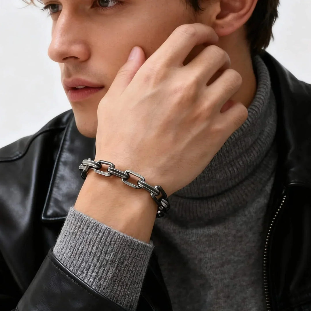 Ladies Bracelet Stainless Steel Chain, view 8 - Elena Harper
