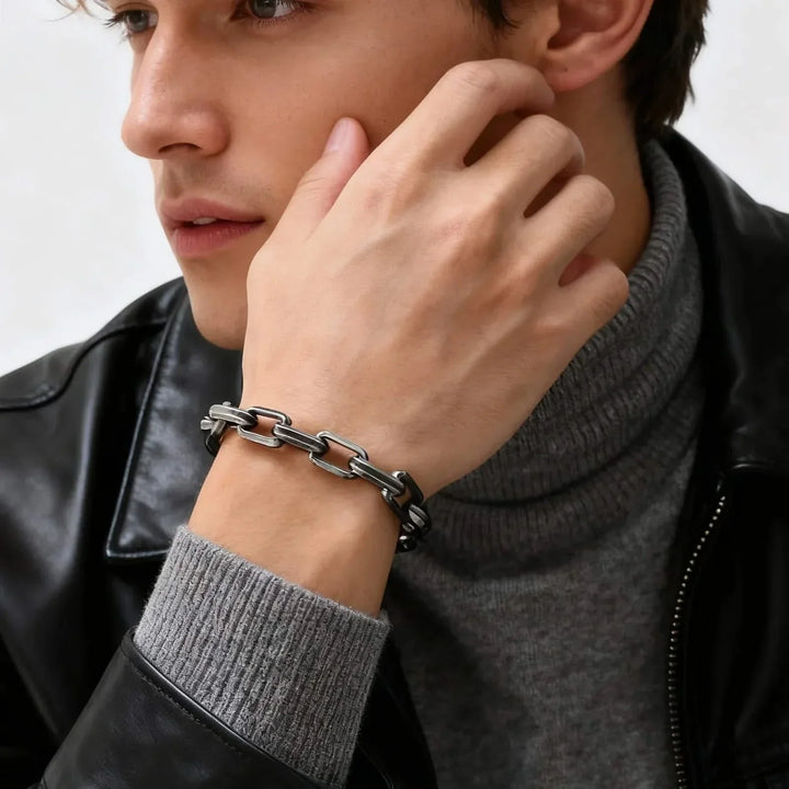 Ladies Bracelet Stainless Steel Chain, view 8 - Elena Harper