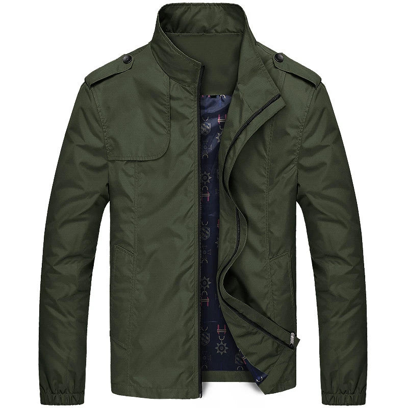 Modern Bomber Jacket for Men – Casual Zip-Up Jacket