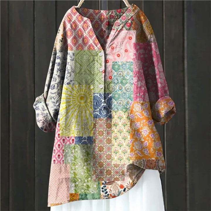 Women's Floral Print Casual Blouse - Effortless Style