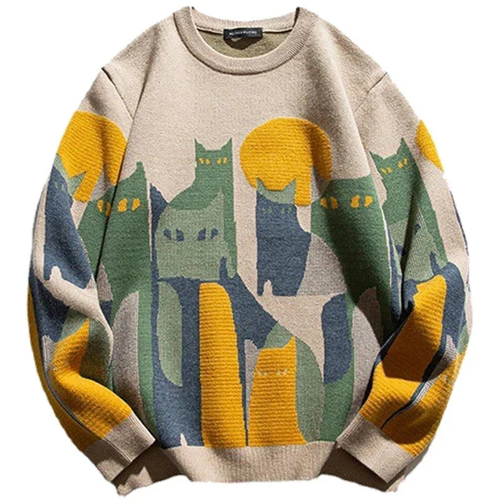 Théo - Printed Men's Sweater