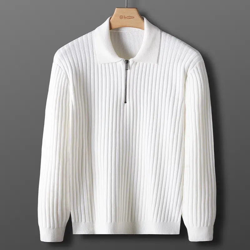 Luxury Cotton Blend Sweater - Elena Harper