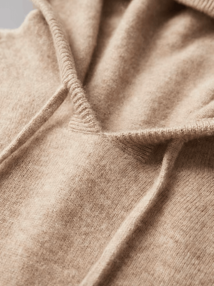 Emma & Rose cashmere hooded sweater — premium knitwear