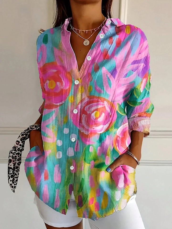 Astrid™  |  Colorful Patterned Blouse