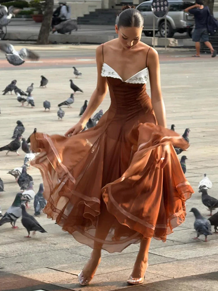 Gianna Floating Chiffon Dress - Elena Harper