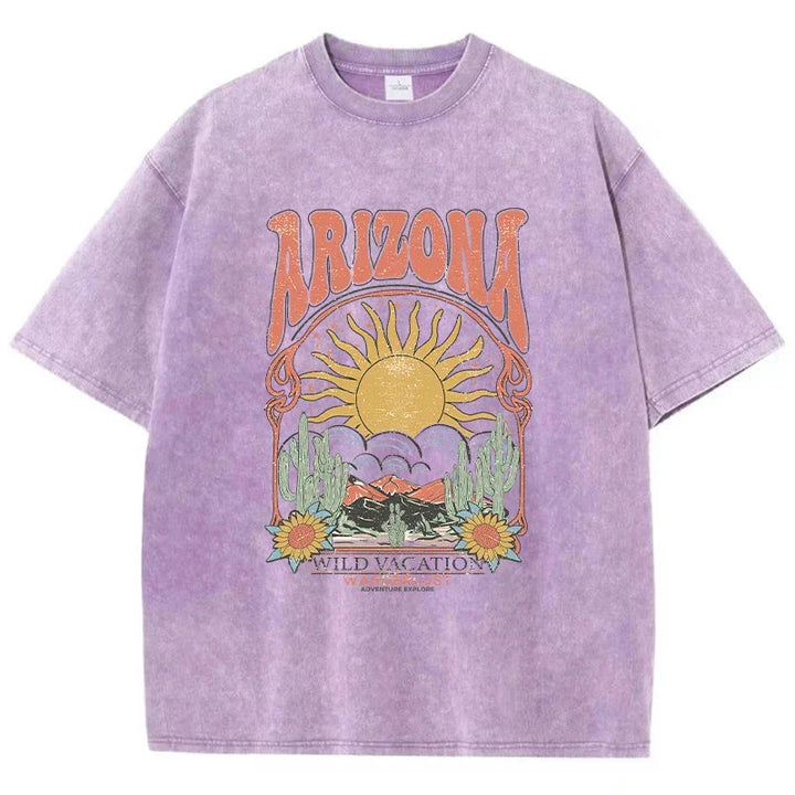 Dalina Casual Vintage T-shirt, view 2 - Elena Harper
