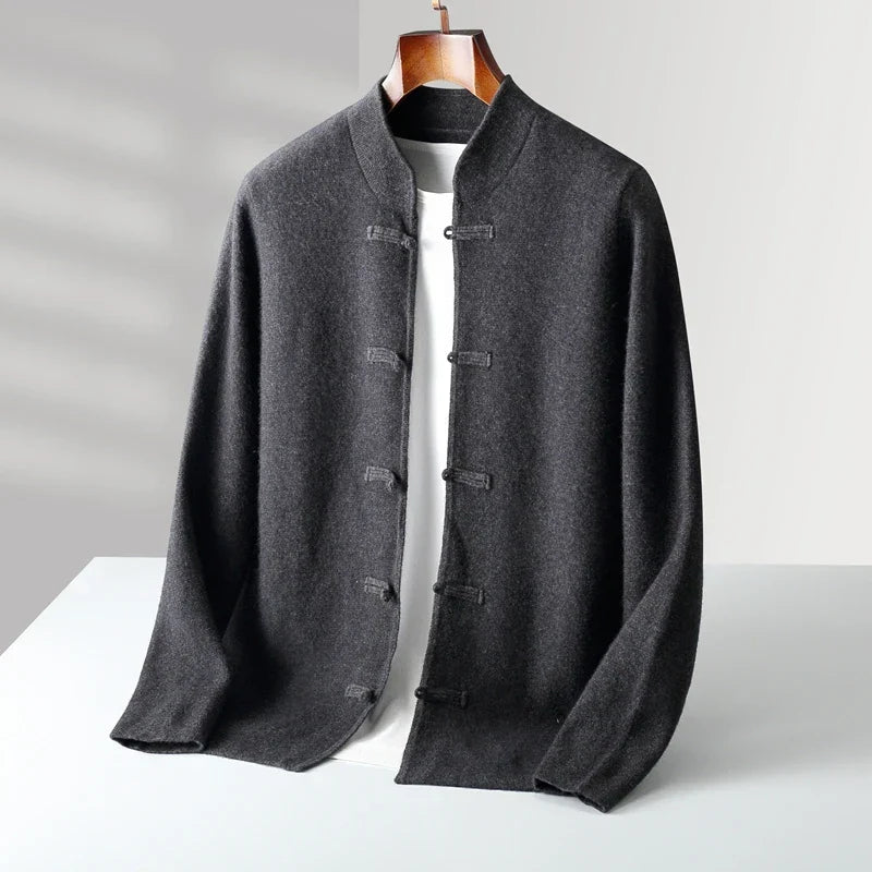 HARRINGTON OXFORD | STAND COLLAR CARDIGAN FOR MEN