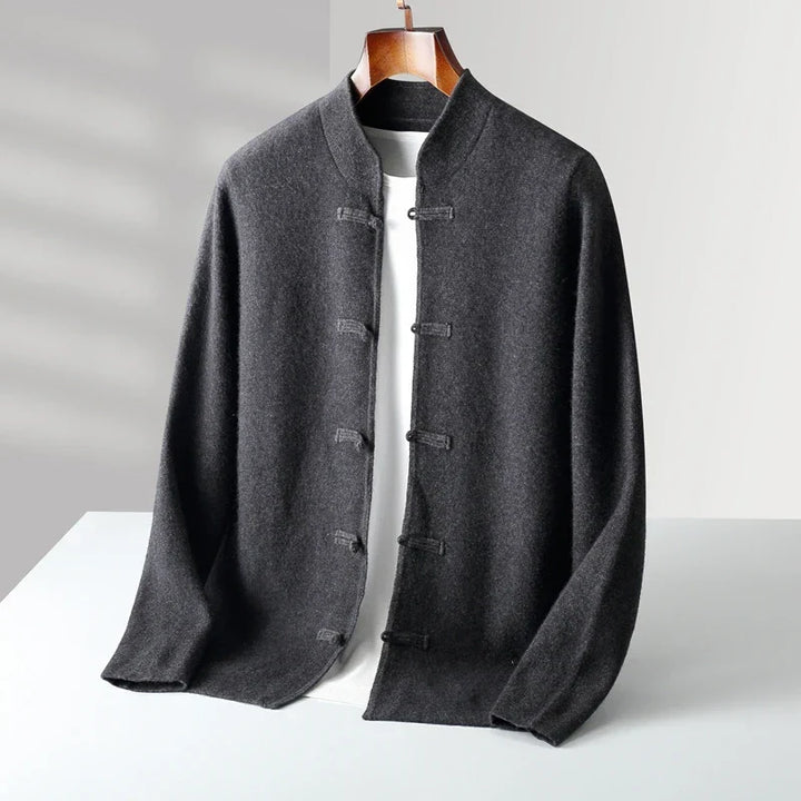 HARRINGTON OXFORD | STAND COLLAR CARDIGAN FOR MEN