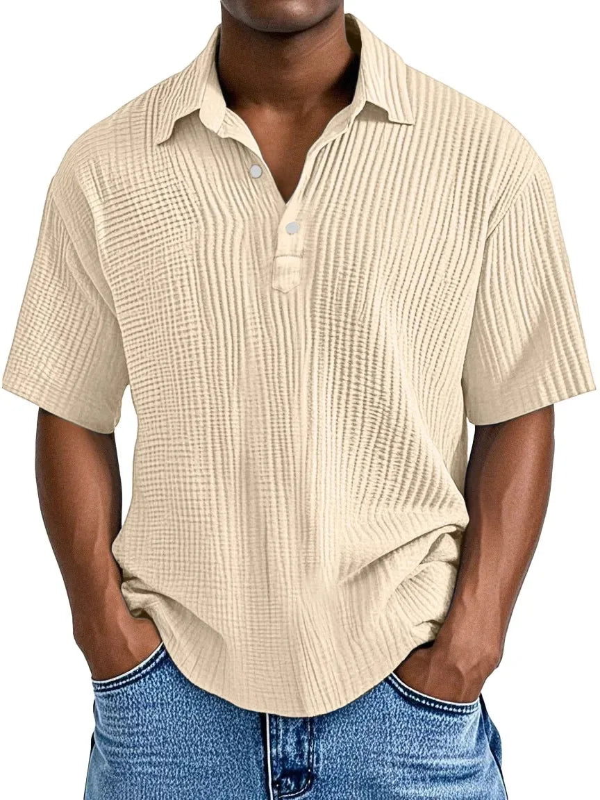 LAURENT MONACO | VINTAGE TEXTURED SHIRT FOR MEN