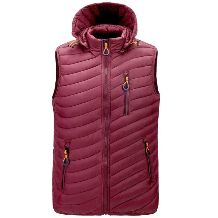 Elegant Puffed Vest for Men - Elena Harper