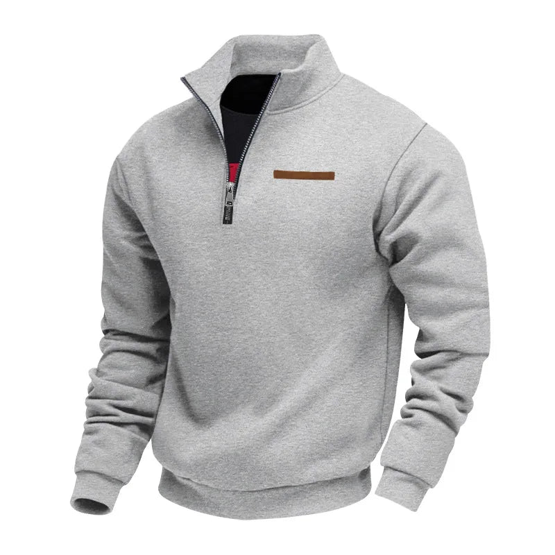 ETHAN – MEN’S HALF-ZIP CASUAL SWEATSHIRT