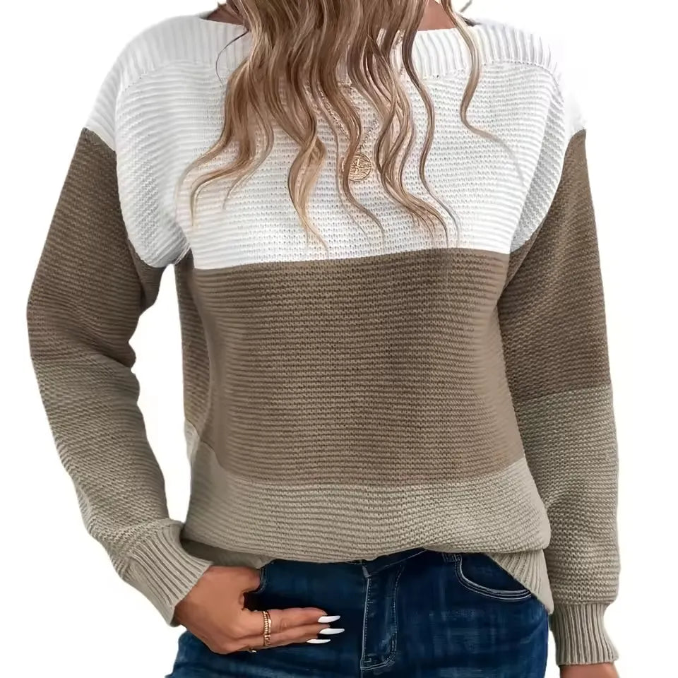 Elina™ – Patchwork Sweater for Women | 50% Off