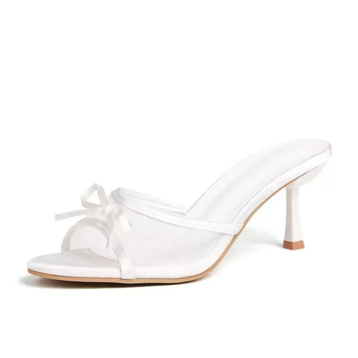 Ginepra Delicate Mule Sandals, view 5 - Elena Harper