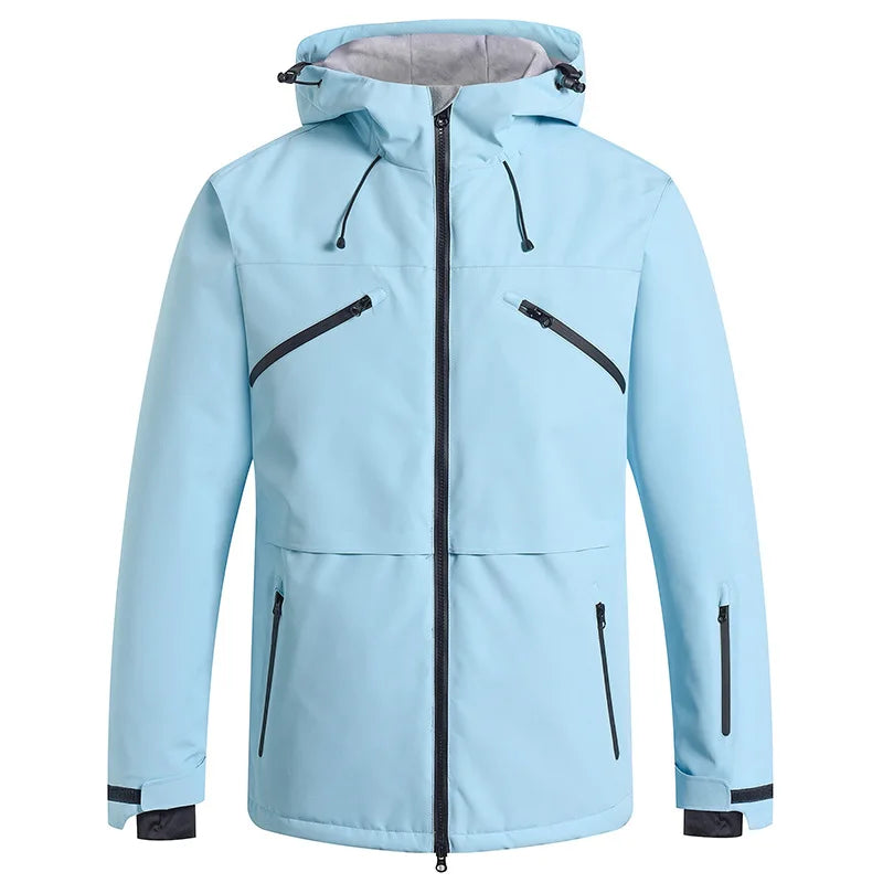 Unisex Insulated Winter Ski Suit – Breathable Jacket and Pants for Snowboarding