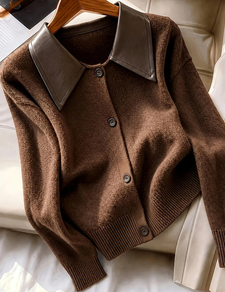 Sebastiana Soft Knit Sweater, view 5 - Elena Harper