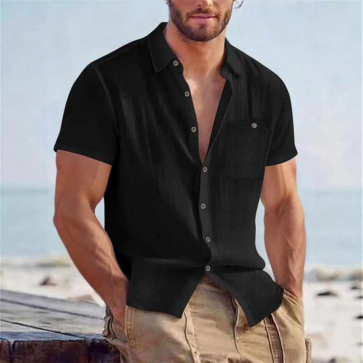 Laurent Monaco Men'S Casual Summer Shirt, view 8 - Elena Harper