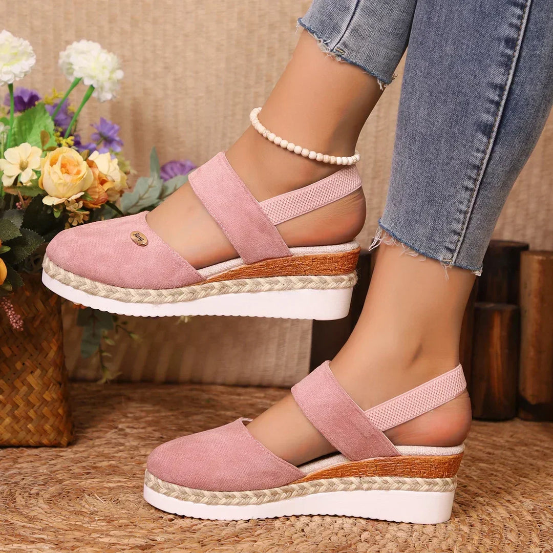 Lyra™ | Wedge Gladiator Sandals