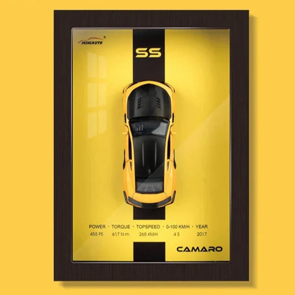 3D Car Model in Designer Frame Exclusive Mini Car Collection - Elena Harper