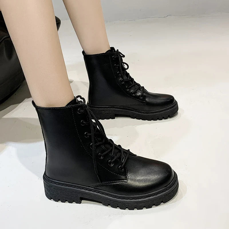 Women's Fleece-Lined Cross Strap Shoes Ferrane - Elena Harper