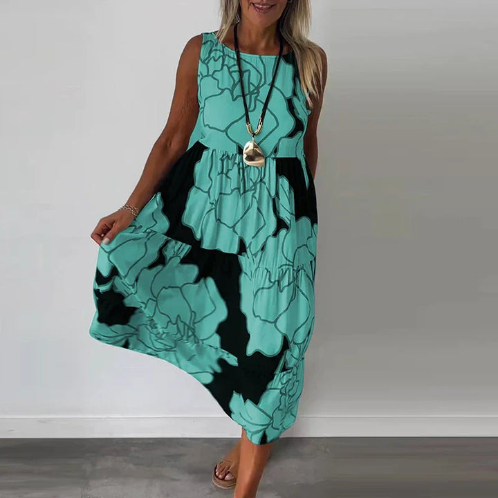 CAITLYN Sleeveless Maxi Dress, view 5 - Elena Harper
