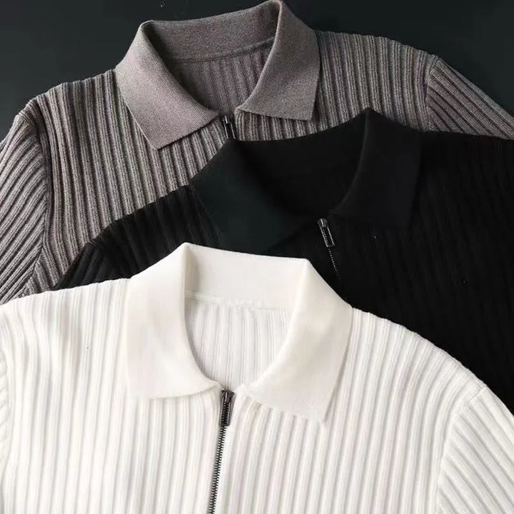 Luxury Cotton Blend Sweater, view 10 - Elena Harper