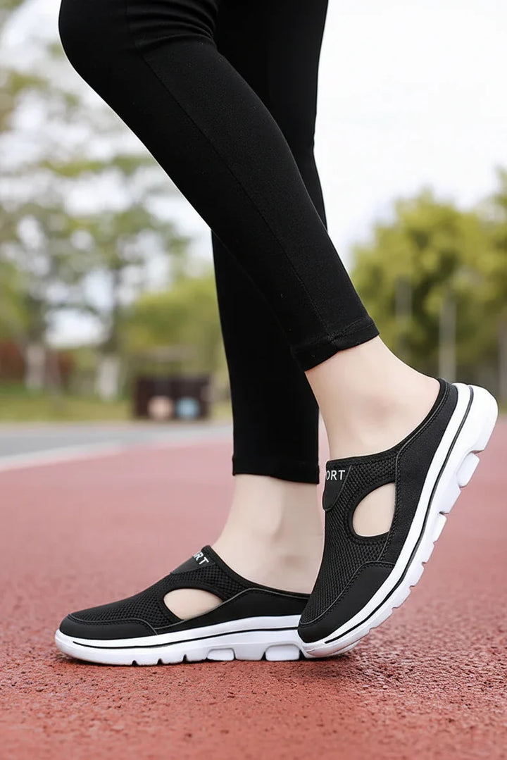 Ladies Lightweight Slippers Orthopedic with Breathable Support, view 2 - Elena Harper