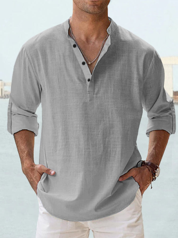 Breathable Linen Shirt for Men – Lightweight and Elegant for Summer
