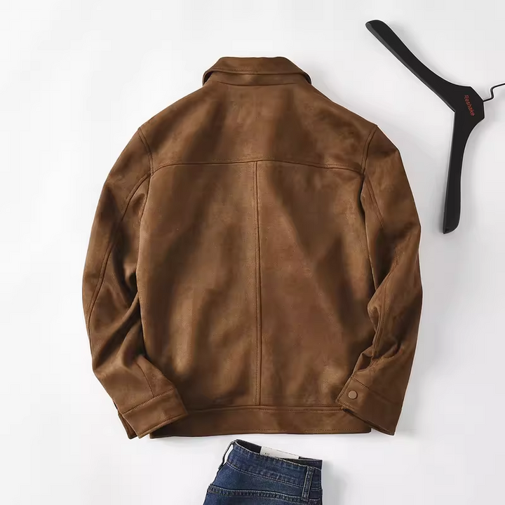 Men's Suede Effect Jacket - Leven