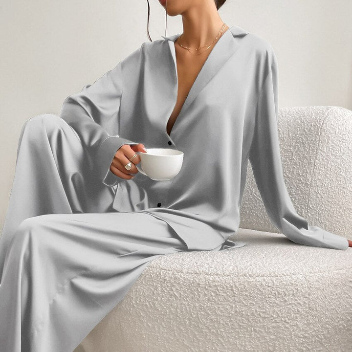 Women's Satin Pyjama Set – Isabella