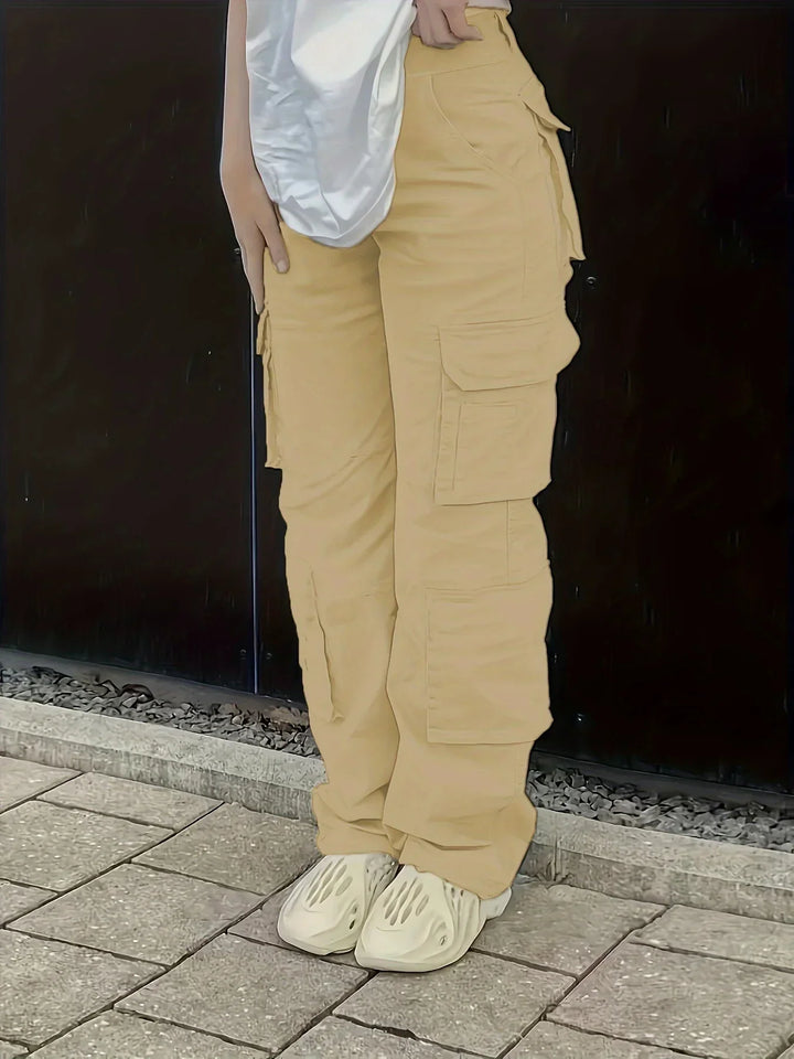 Mariselle Casual Utility Cargo Pants, view 5 - Elena Harper