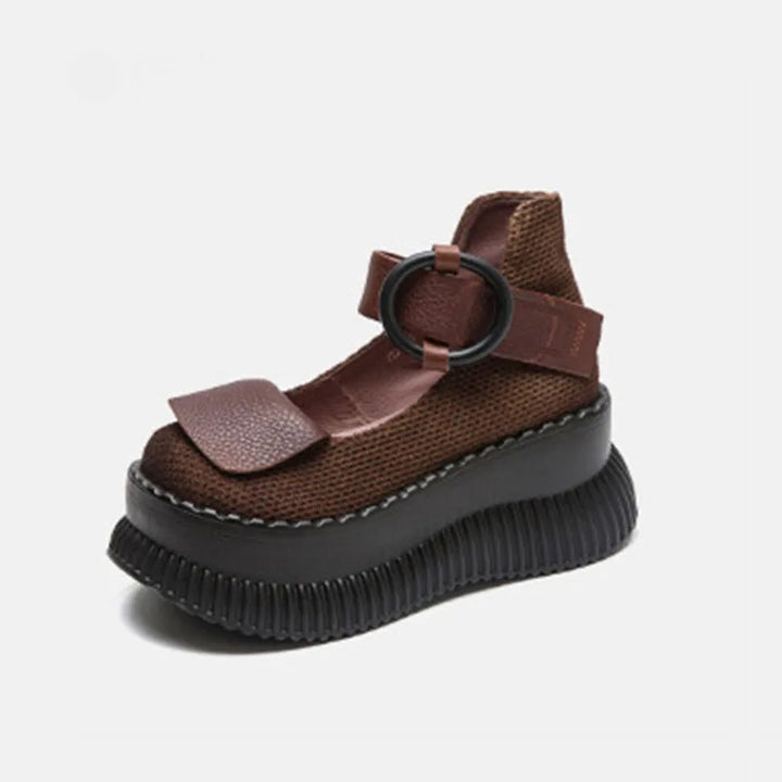 Strappy Platform Shoes - Rinoa